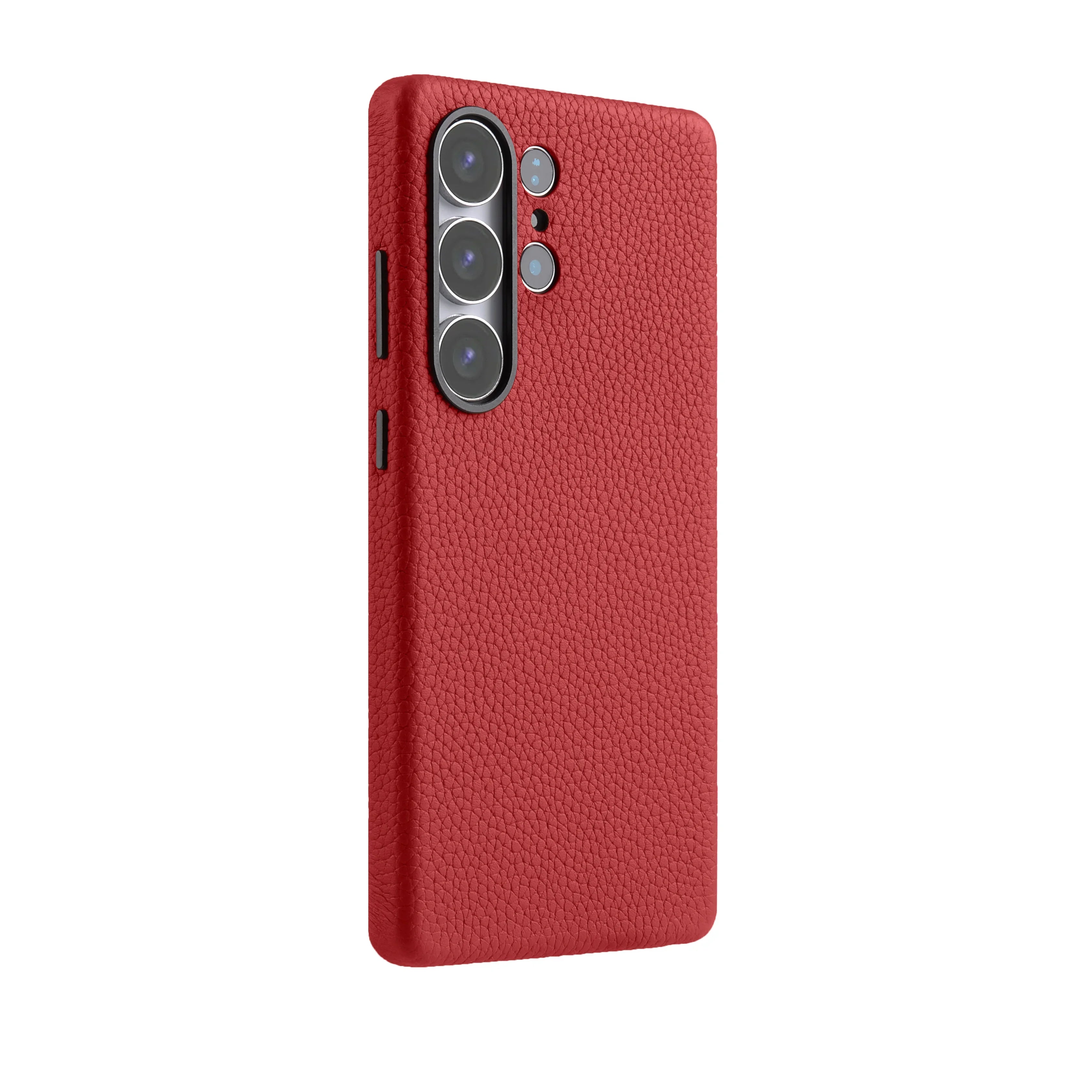Melkco Samsung S25 Ultra Premium Leather Magsafe Cover - Red - Tashqila Melkco Samsung S25 Ultra Premium Leather Magsafe Cover - Red - Tashqila